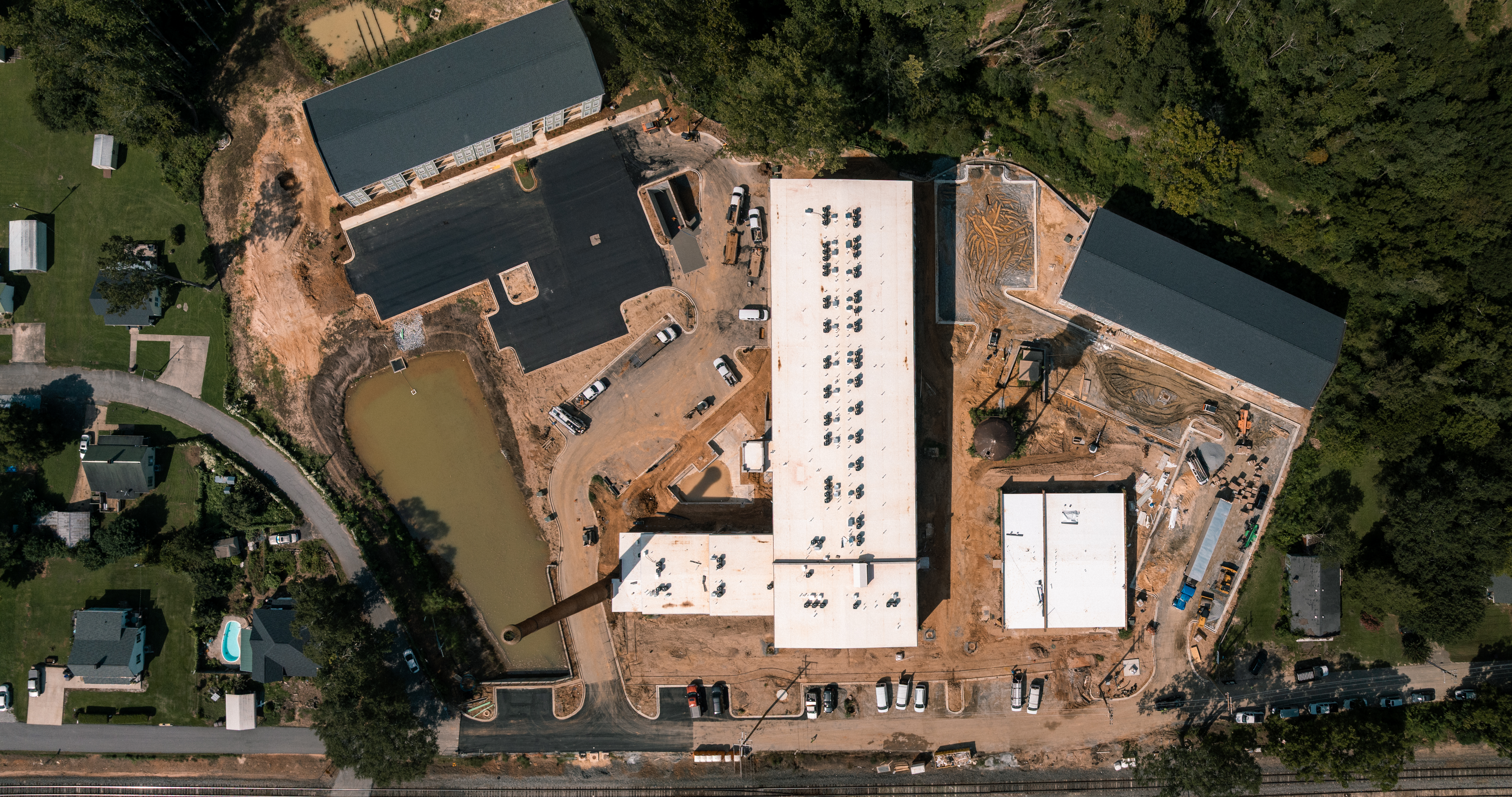 Pendleton Mills top-down aerial